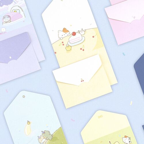 Ccoso Kitty Folding Card Set - Image 1