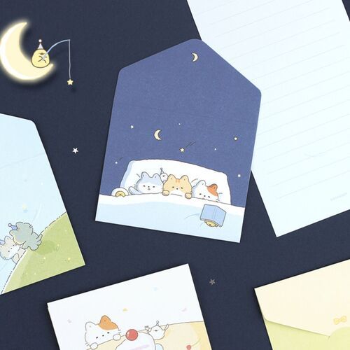 Ccoso Kitty Folding Card Set