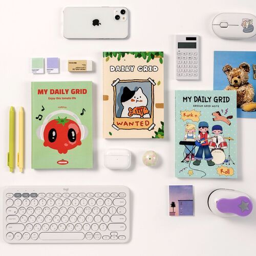 Ardium Daily Grid Notebook
