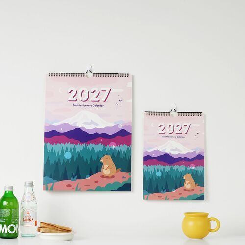 2027 Seattle Wall Calendar