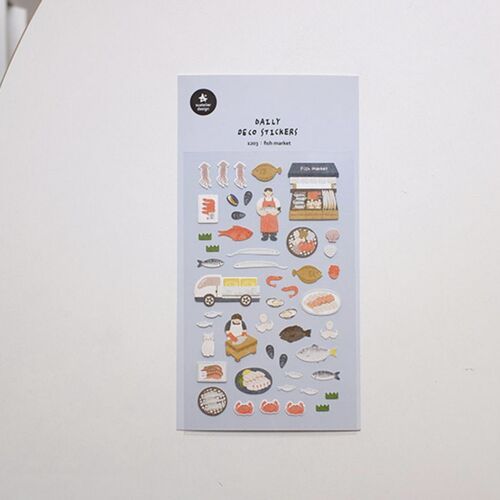 Fish Market Deco Sticker