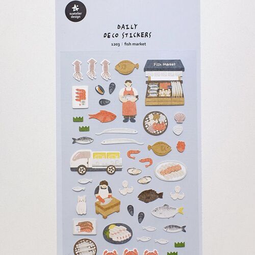 Fish Market Deco Sticker - Image 12
