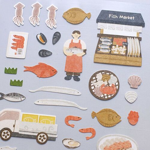 Fish Market Deco Sticker - Image 2