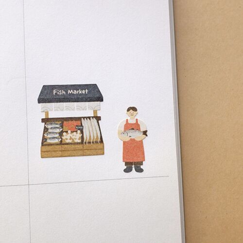 Fish Market Deco Sticker - Image 3