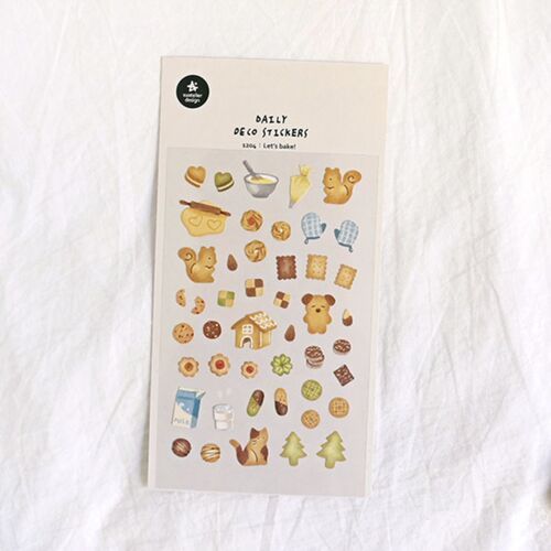 Let's Bake Deco Sticker