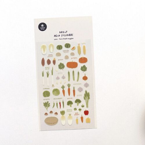 Farm Veggies Deco Sticker