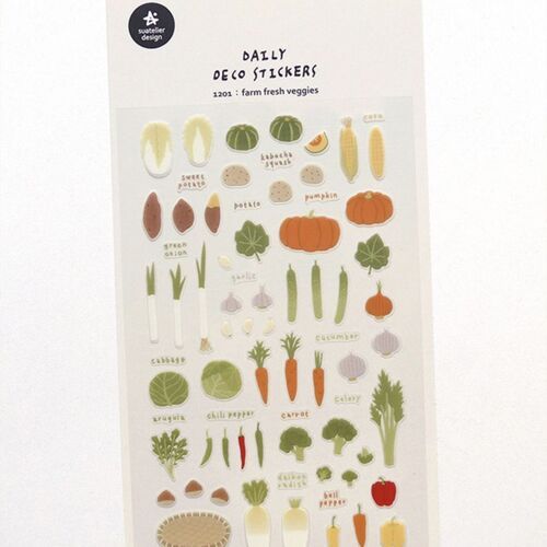 Farm Veggies Deco Sticker - Image 8