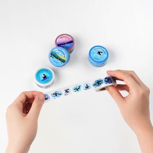 Orca Whale Masking Tape - Image 2