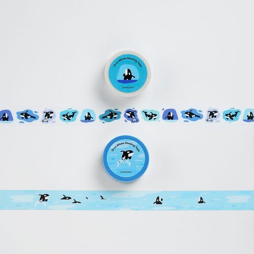 Orca Whale Masking Tape - Image 3