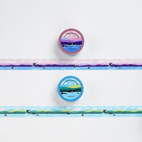 Orca Whale Masking Tape - Image 4