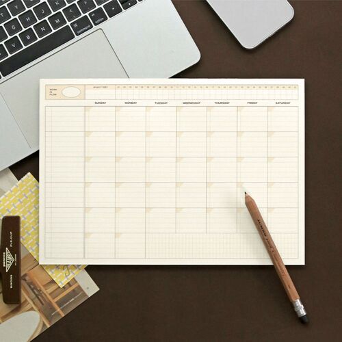 Flow A4 Monthly Planner Pad - Image 2