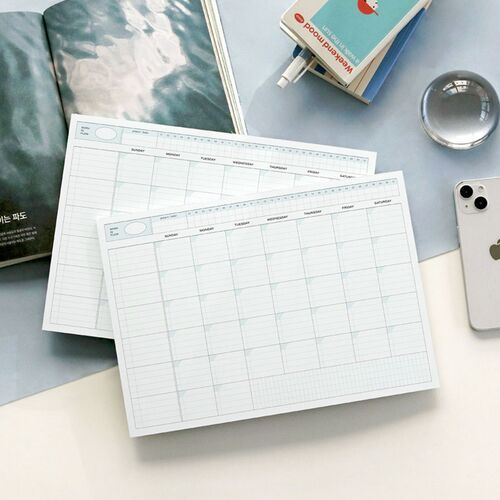 Flow A4 Monthly Planner Pad - Image 3