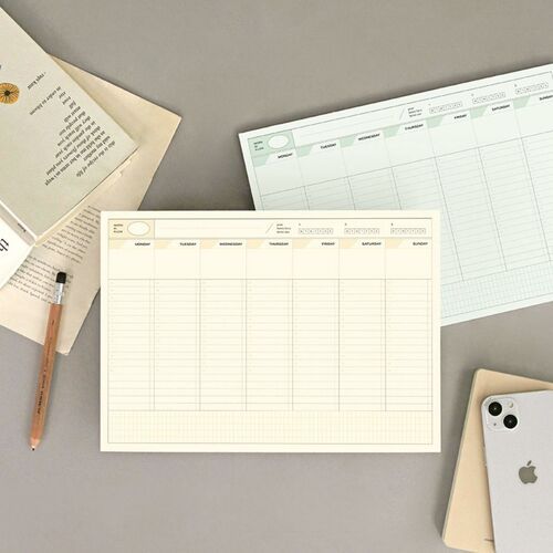 Flow A4 Weekly Planner Pad