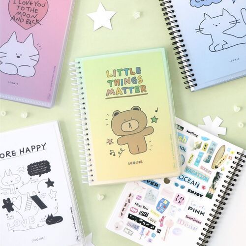 Doodle Pocket Cover A5 Sticker book