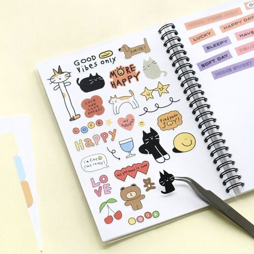 Doodle Pocket Cover A5 Sticker book - Image 2