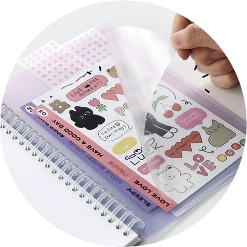 Doodle Pocket Cover A5 Sticker book - Image 4