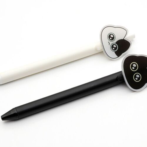 Black & White Cat Gel Pen - Image 3