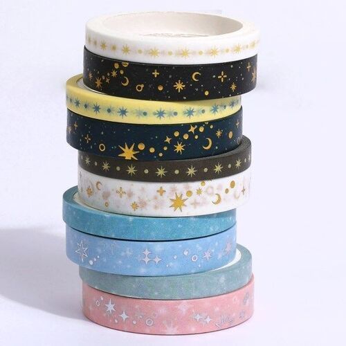 2pcs Twinkle Foil Masking Tape Set - Image 17