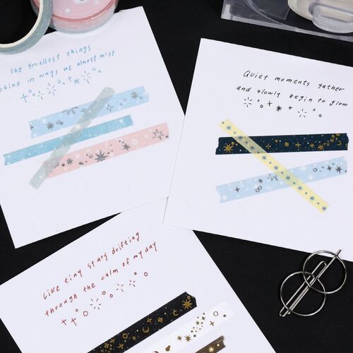 2pcs Twinkle Foil Masking Tape Set - Image 3
