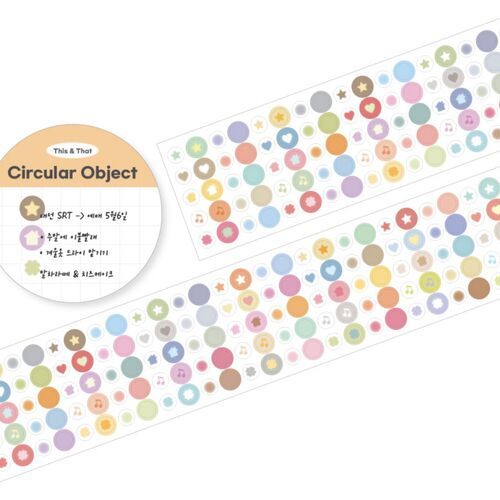 Circular Kiss Cut Sticker Tape - Image 4