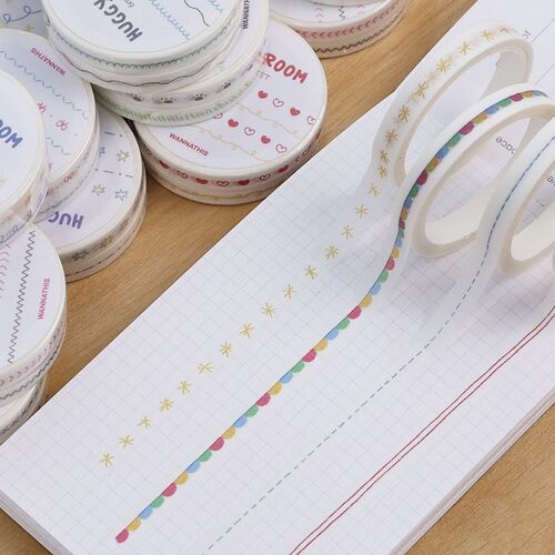 2pcs Doodle Line Masking Tape Set - Image 3