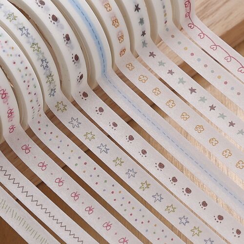 2pcs Doodle Line Masking Tape Set - Image 5