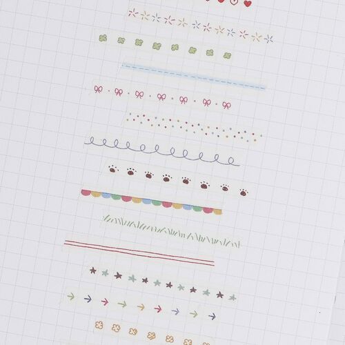 2pcs Doodle Line Masking Tape Set - Image 11