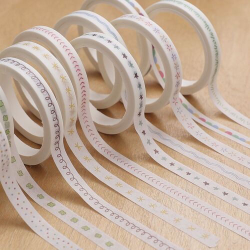 2pcs Doodle Line Masking Tape Set - Image 10