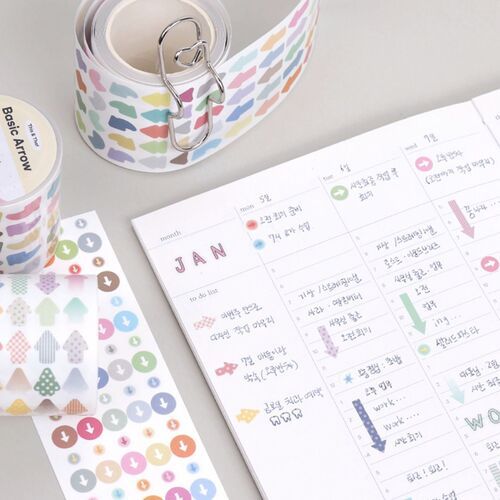 Arrow Kiss Cut Sticker Tape - Image 1