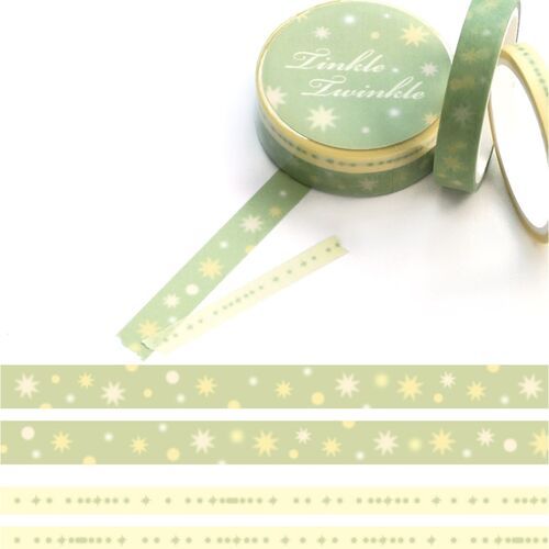 2pcs Twinkle Masking Tape Set - Image 6