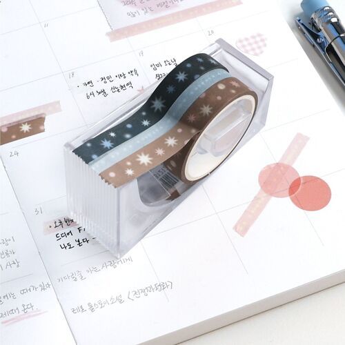 2pcs Twinkle Masking Tape Set - Image 7