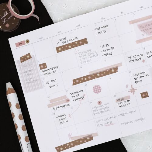 2pcs Twinkle Masking Tape Set - Image 9