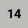 14 Digital Number Set (10mm)