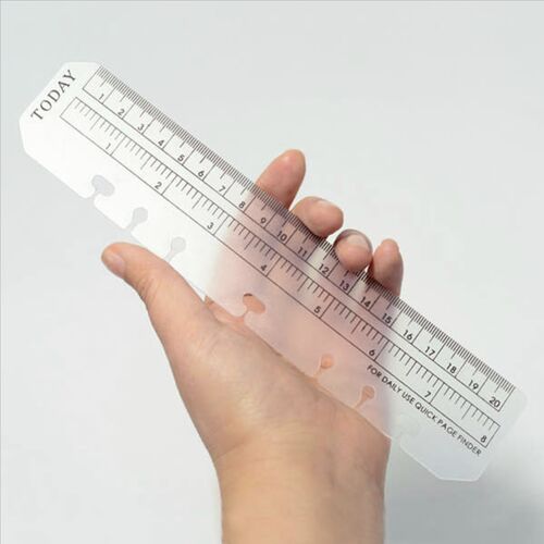 Today 6 Ring A5 Bookmark Ruler - Image 2
