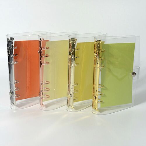 Transparent 6 Ring A6 PVC Binder v2