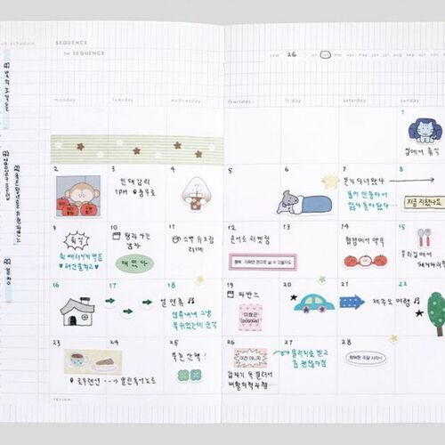 Sequence to Sequence 6 Month Weekly Time Planner - Image 15