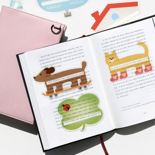 2pcs Highlight Bookmark Set