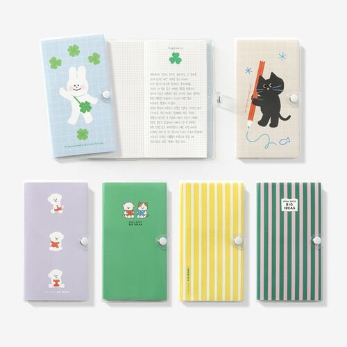 Clear Cover Handy Grid Notebook