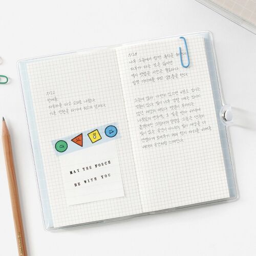 Clear Cover Handy Grid Notebook - Image 4