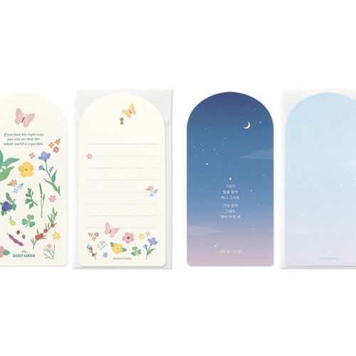2pcs Arch Message Card & Envelope Set - Image 4