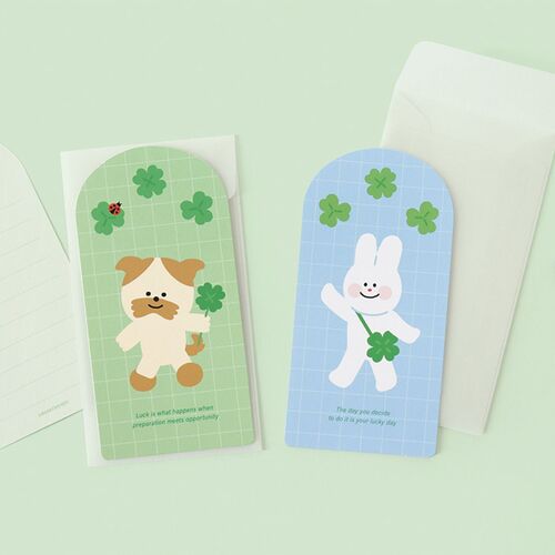 2pcs Arch Message Card & Envelope Set - Image 5