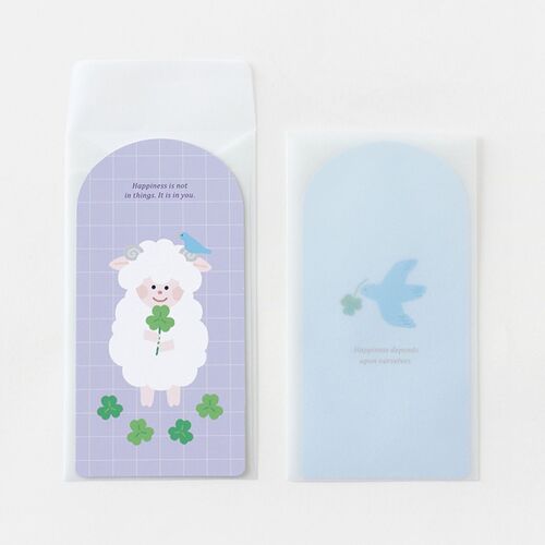 2pcs Arch Message Card & Envelope Set - Image 13