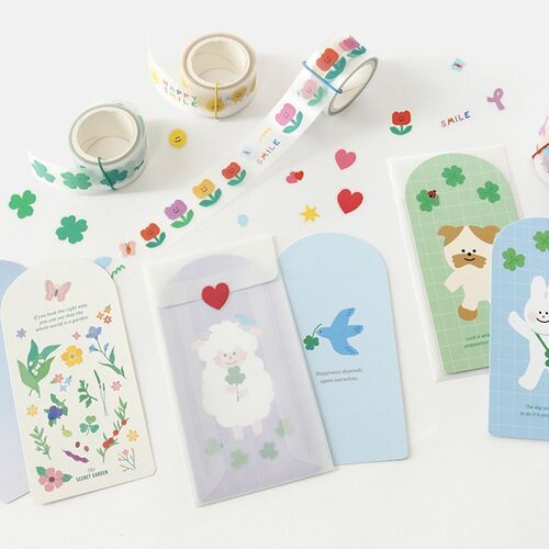 2pcs Arch Message Card & Envelope Set - Image 16