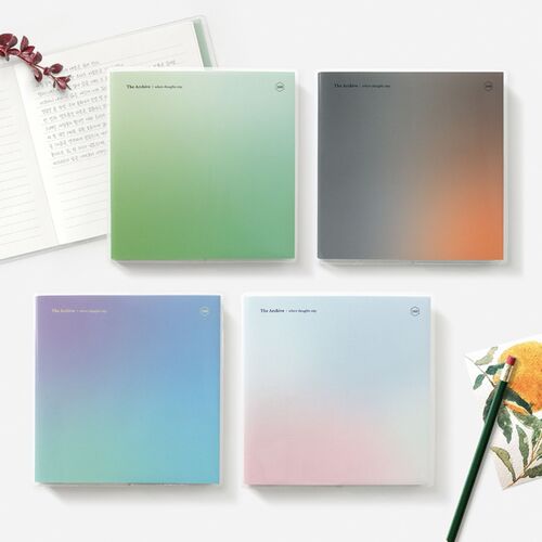 Archive Clear Cover Line Notebook