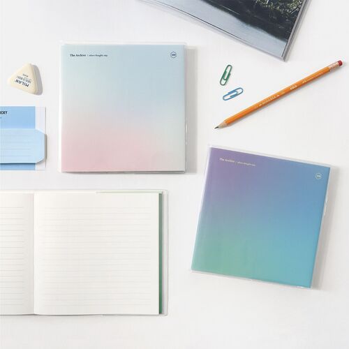 Archive Clear Cover Line Notebook - Image 5