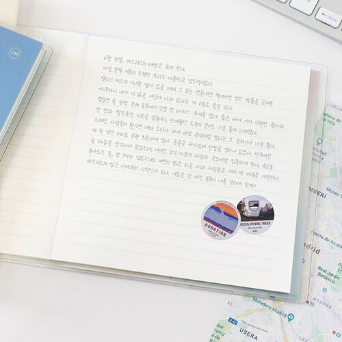 Archive Clear Cover Line Notebook - Image 6