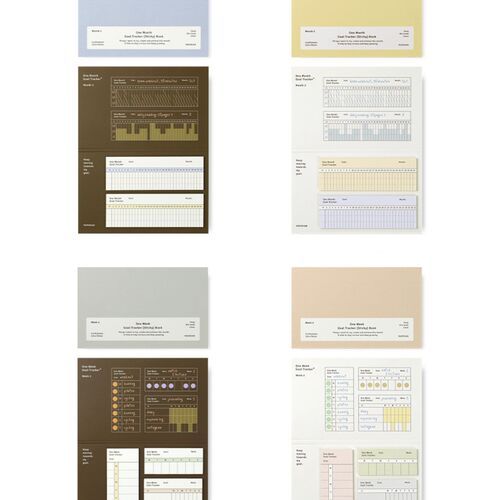 Goal Tracker Sticky Memo Book - Image 2