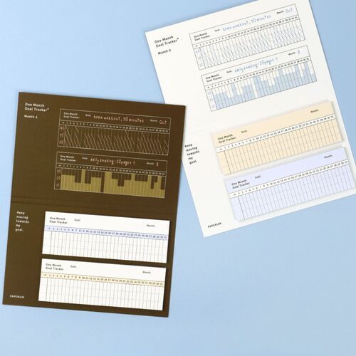 Goal Tracker Sticky Memo Book - Image 3