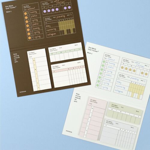 Goal Tracker Sticky Memo Book - Image 4