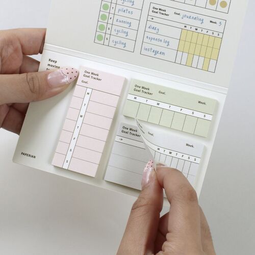 Goal Tracker Sticky Memo Book - Image 6